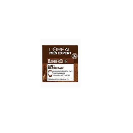 Balm για Μούσι και Πρόσωπο 3 in 1 L'oreal Men Expert Barber Club Nourishing Beard Balm 50ml