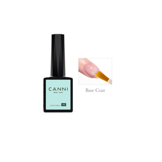 Βάση για Ημιμόνιμο Βερνίκι Canni Base Coat Hema Free 9ml