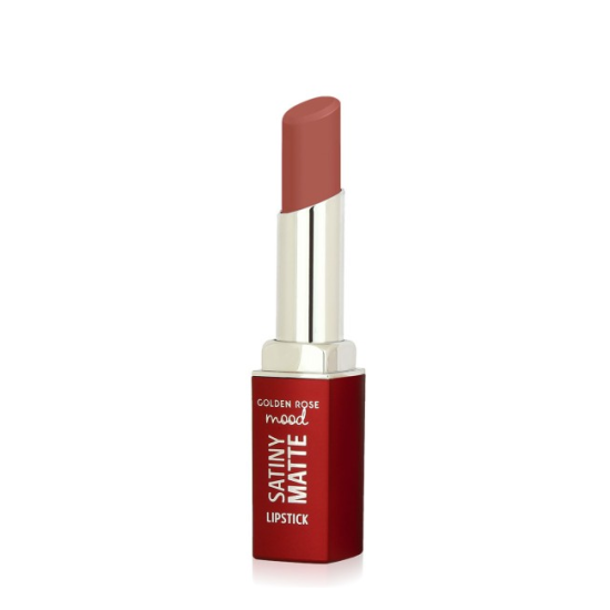 Κραγιόν Golden Rose Mood Satiny Matte Lipstick No 03 Nude Rose