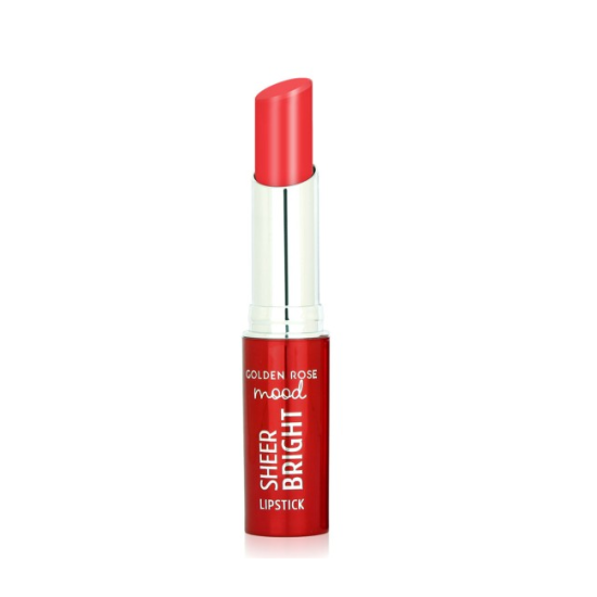 Κραγιόν Golden Rose Mood Sheer Bright Lipstick No 103 Coral Red