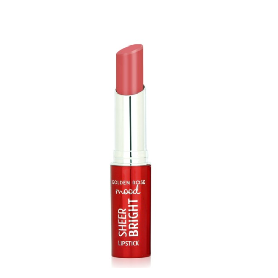 Κραγιόν Golden Rose Mood Sheer Bright Lipstick No 106 Peachy Pink