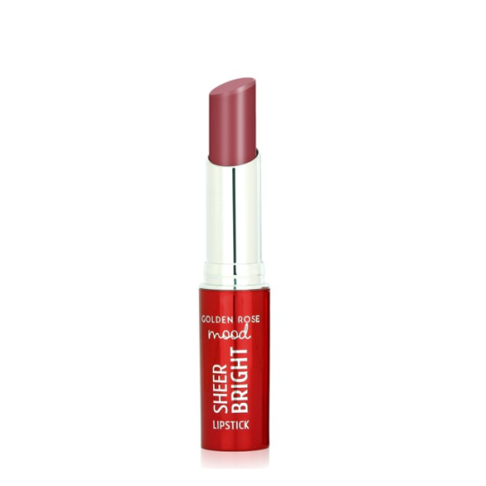 Κραγιόν Golden Rose Mood Sheer Bright Lipstick No 107 Mood Mauve 