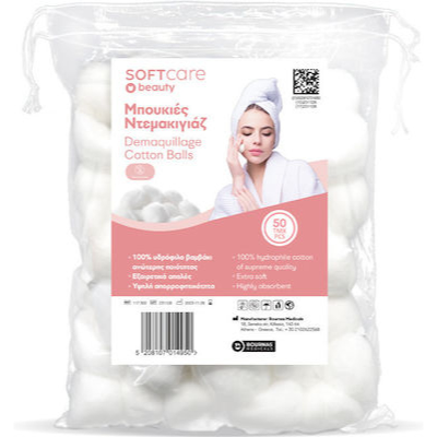 Μπουκιές Ντεμακιγιάζ Soft Care 50τμχ