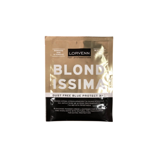 Nτεκαπάζ Μαλλιών LORVENN Blondissima 3 In 1 Dust Free Blue Protect έως 9 Τόνους 15gr 