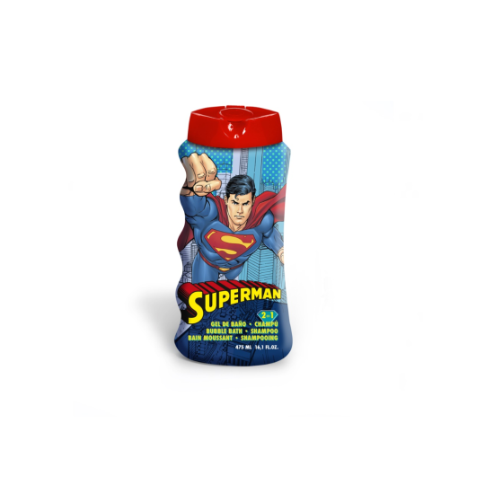 Παιδικό Αφρόλουτρο-Σαμπουάν 2 in 1 Superman Lorenay 475ml