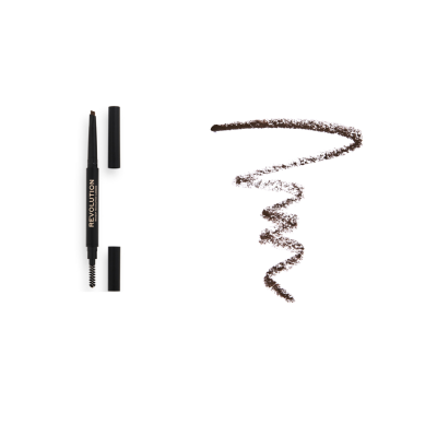 Μολύβι Φρυδιών Duo Brow Definer Pencil Revolution Μedium Brown 0.25g