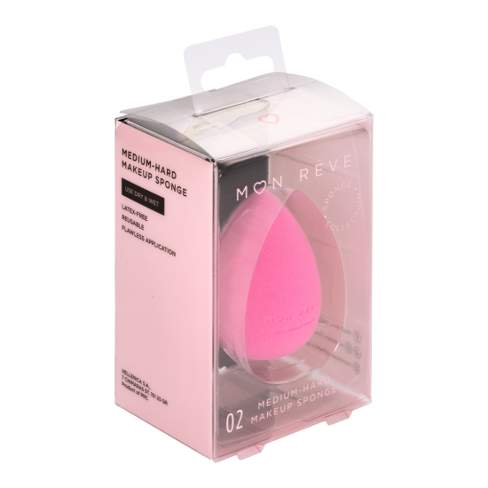 Σφουγγαράκι Μακιγιάζ Mon Reve No 02 Medium-Hard Make Up Sponge