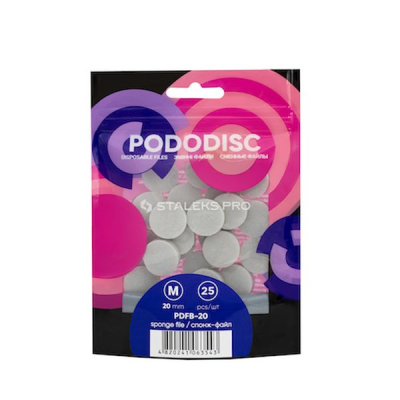 Ανταλλακτικά Pododisc Buffer STALEKS PRO M 20mm (PDFB-20) 25τμχ.
