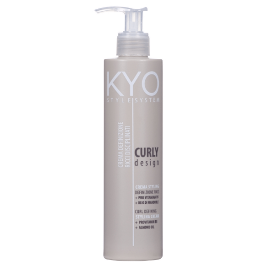  Κρέμα Styling Για Σπαστά & Σγούρα Μαλλιά KYO Curly Design 250ML