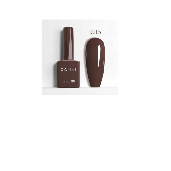 Ημιμόνιμο Βερνίκι Canni Color Nail Gel No 9015 Brown Hema Free 9ml