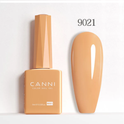 Ημιμόνιμο Βερνίκι Canni Color Nail Gel No 9021 Sandybrown Hema Free 9ml