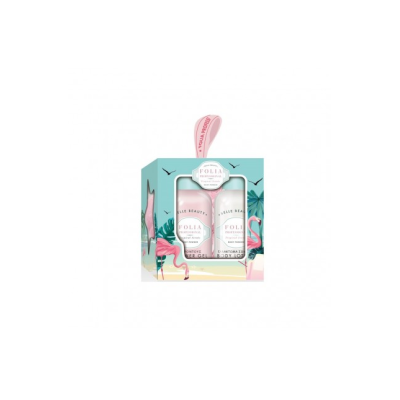 Χάρτινο Κουτί Σετ Δώρου Folia Body Powder Tropical Scents (41-464)