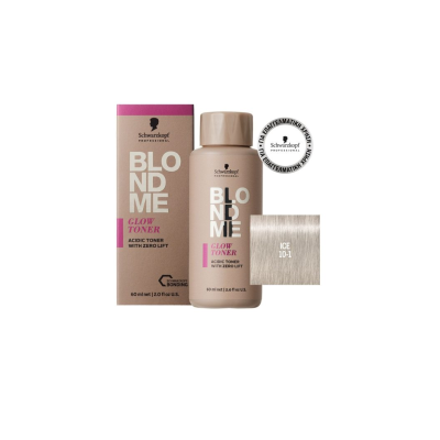 Toner Μαλλιών Schwarzkopf Professional Blondme Glow Toner 10-1 Ice 60ml
