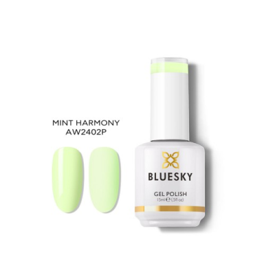 Ημιμόνιμο βερνίκι νυχιών Bluesky Mint Harmony AW2402P
