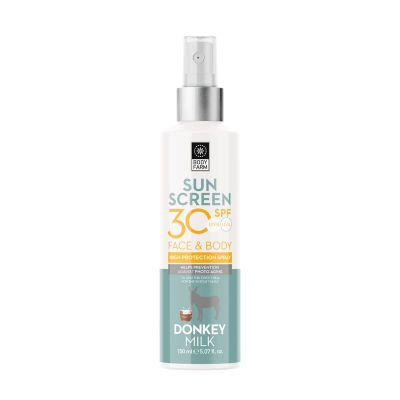 Αντηλιακό Bodyfarm Donkey Milk SPF 30 για πρόσωπο και σώμα 150ml