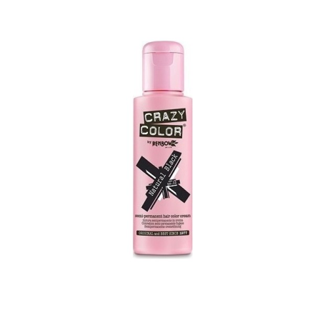 Crazy Color Ημιμόνιμη Κρέμα-Βαφή Μαλλιών No 32 Natural Black 100ml