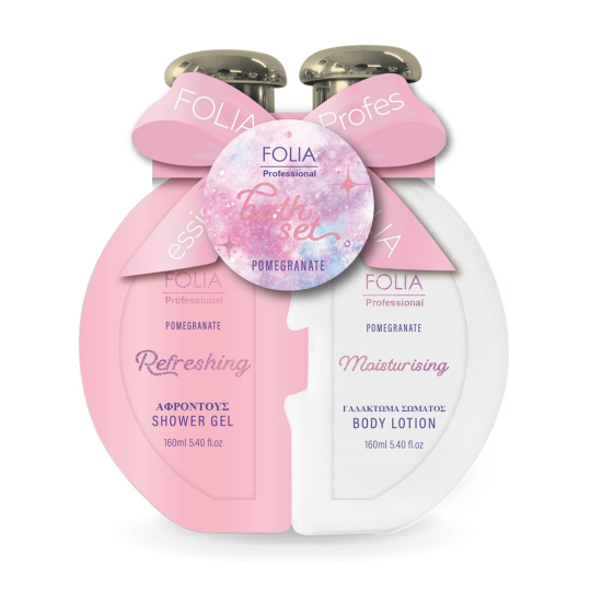 Σετ Δώρου Folia Glamorous Boby & Bath Puzzle Set Pomegrante (41-262)