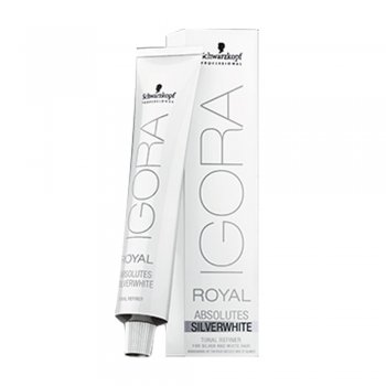 Βαφή μαλλιών Schwarzkopf Igora Absolutes Silverwhite σε απόχρωση DOVE GREY/ΑΣΗΜΙ ΜΕΣΑΙΟ 60ml