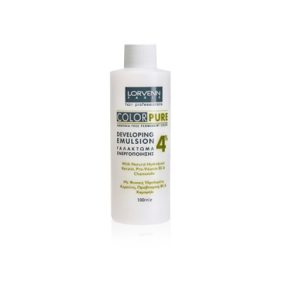 Lorvenn Color Developing Emulsion Color Pure Oxycreme 4% 100ml