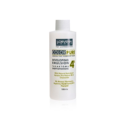 Lorvenn Color Developing Emulsion Color Pure Oxycreme 4% 100ml