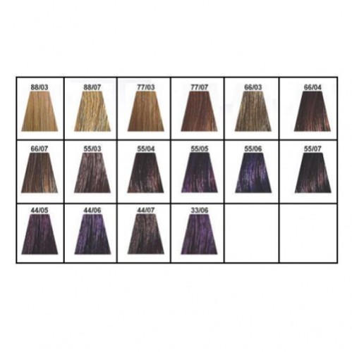 Βαφή μαλλιών WELLA-COLOR TOUCH-VIBRANT REDS Νο 55/65 Έντονο καστανό ανοιχτό βιολέ μαονί  60ml